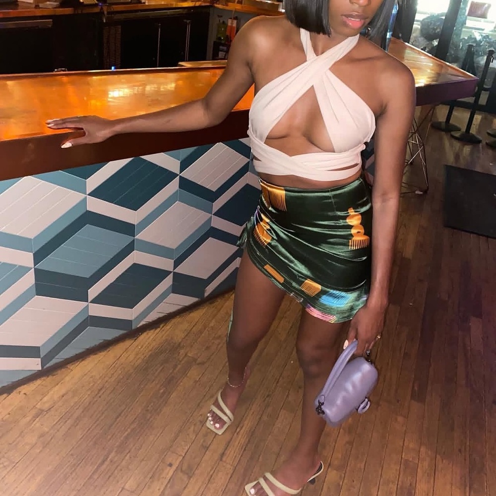 Kai Collective: Irun Skirt Green - XS